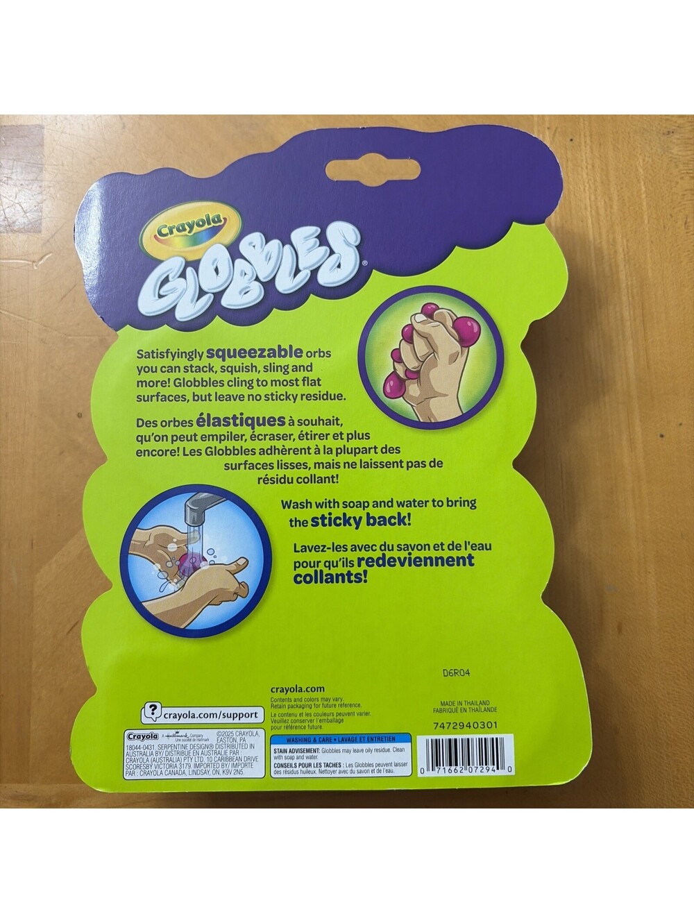 Crayola Globbles Craft Color School Art Fun Gift (6pk) Fidget Sensory Squishy - Picture 2 of 7